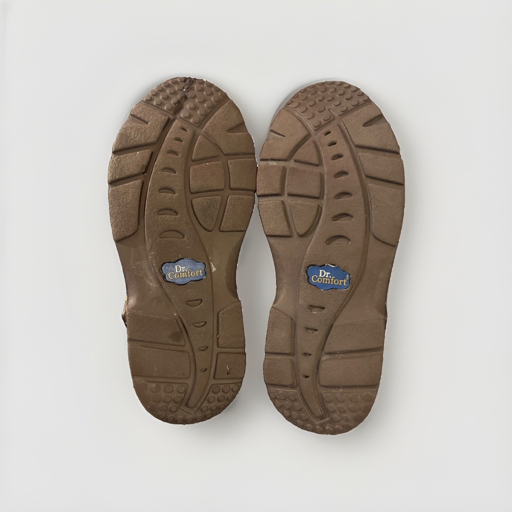 Dr comfort shoes women's Size 6.5M Breeze Fisherman Sandal In The Tan Leather - Picture 7 of 7